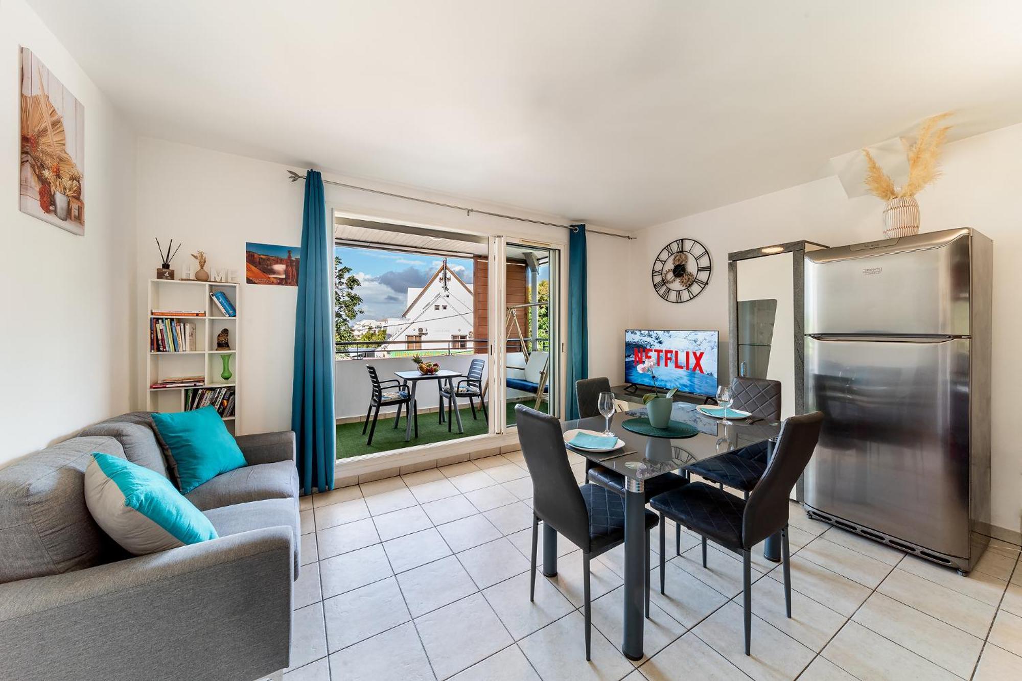 Apartamento T2 - Sainte-Clotilde - Wifi - A la Nuitée Exterior foto