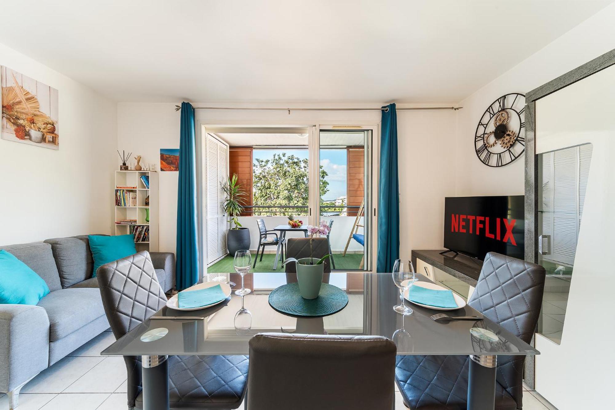 Apartamento T2 - Sainte-Clotilde - Wifi - A la Nuitée Exterior foto